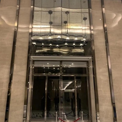 Stainless Steel Elevator Cladding Installation in Mumbai