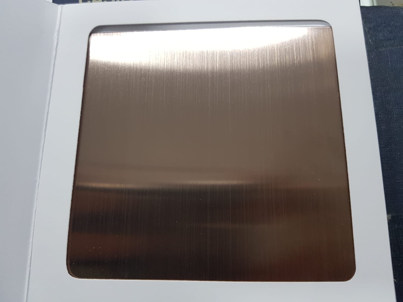Rose Gold PVD Coated Stainless Steel Sheets